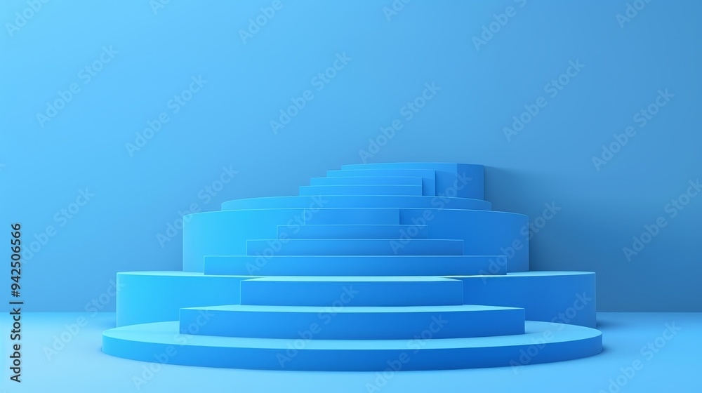 3D podium for product display and promotion 3D podium for product display and promotion