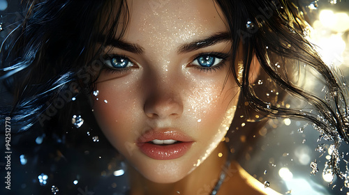 Close-up portrait of a beau...