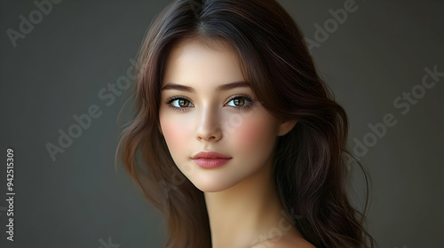 Close-up portrait of a beau...