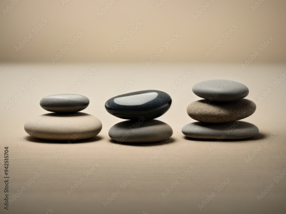 Zen stones with space for text