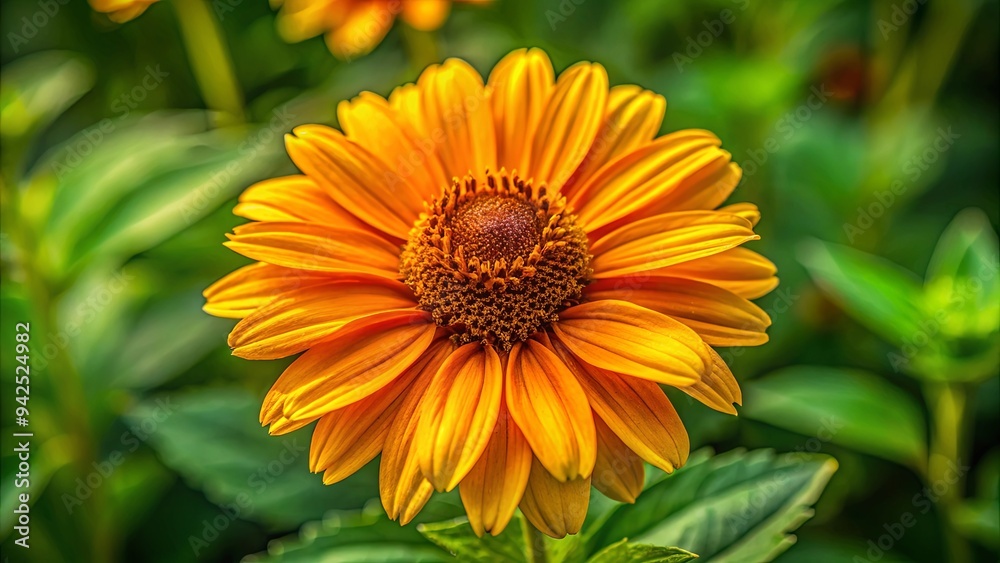 Close up of a vibrant heliopsis helianthoides flower in its natural habitat Close up of a vibrant heliopsis helianthoides flower in its natural habitat