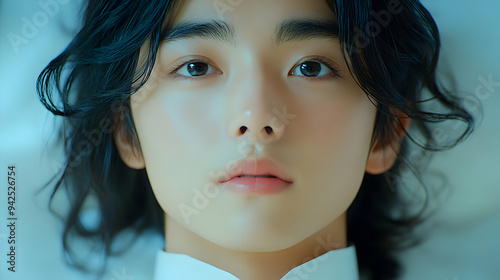 Close-up portrait of a youn...
