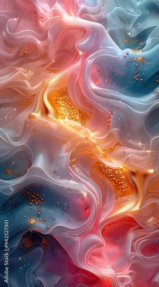 3D abstract background with swirling shapes and colors, creating an artistic and dynamic composition. 3D abstract background with swirling shapes and colors, creating an artistic and dynamic composition.