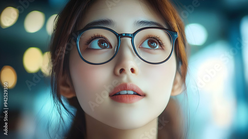 Close-up portrait of a youn...