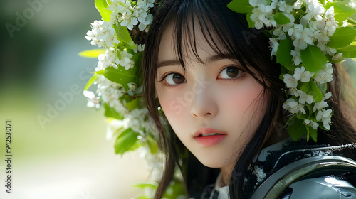 Close-up portrait of a youn...
