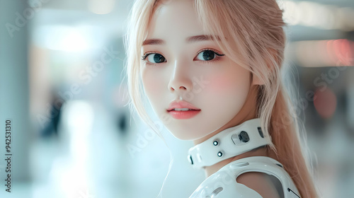 Close-up portrait of a youn...