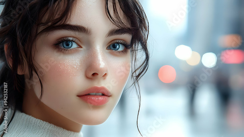 Close-up portrait of a youn...