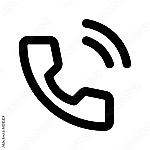 phone call glyph icon
