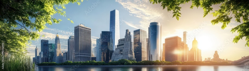 Massive investment in green energy projects transforming a futuristic city into an ecofriendly metropolis Massive investment in green energy projects transforming a futuristic city into an ecofriendly metropolis