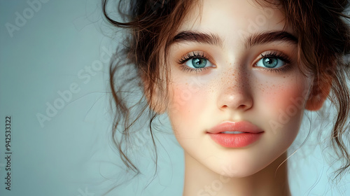 Close-up portrait of a youn...