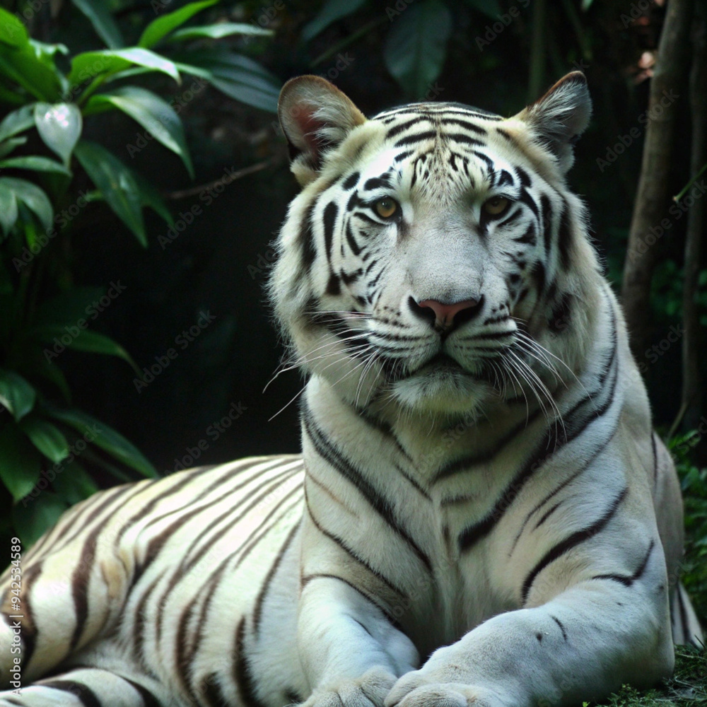 Fototapeta premium white tiger