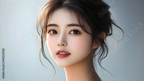Close-up portrait of a youn...