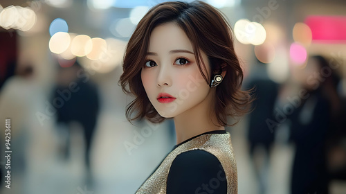 Close-up portrait of a youn...
