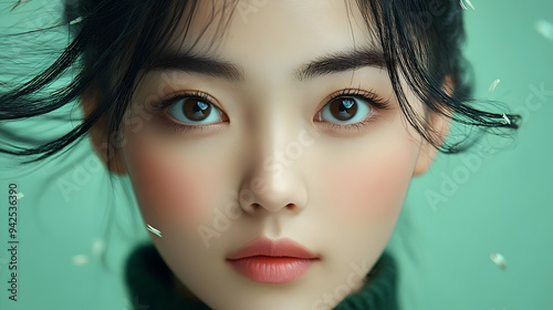 Close-up portrait of a youn...