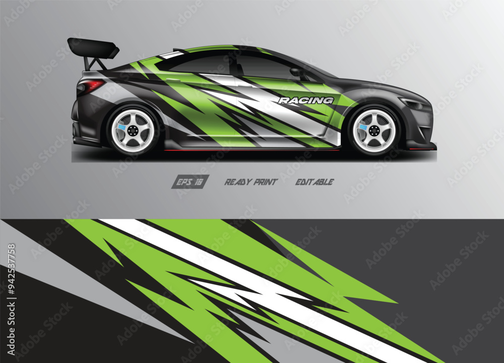 Car wrap design vector Car wrap design vector
