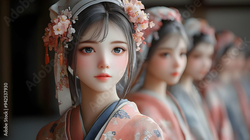 Close-up portrait of a youn...
