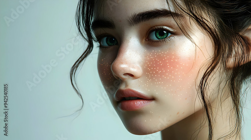 Close-up portrait of a youn...
