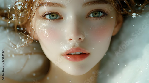Close-up portrait of a youn...