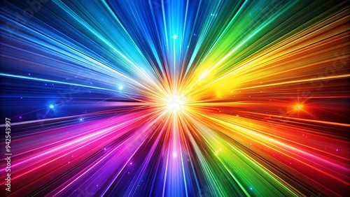 Vibrant flashes of color creating a dynamic and energetic visual impact
