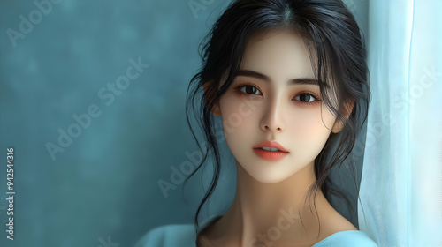 Close-up portrait of a youn...