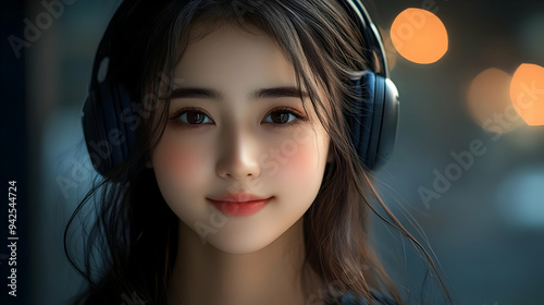 Close-up portrait of a youn...
