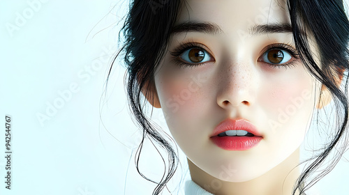 Close-up portrait of a youn...