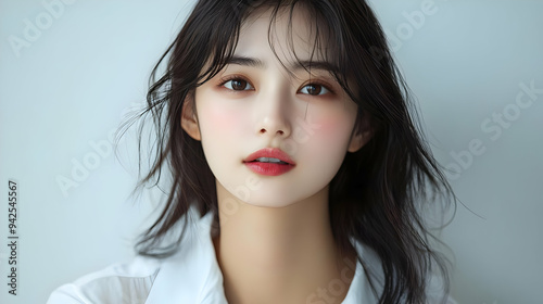 Close-up portrait of a youn...