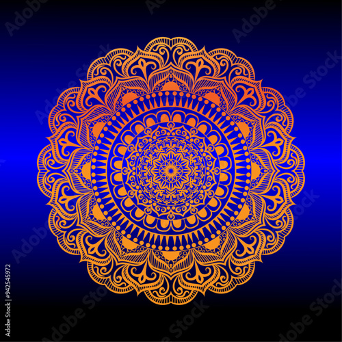 Creative luxury mandala background design