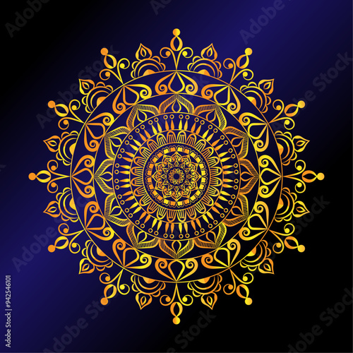Creative luxury mandala background design