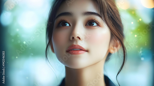 Close-up portrait of a youn...