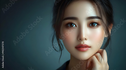 Close-up portrait of a youn...