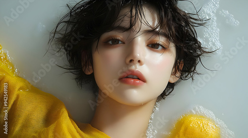 Close-up portrait of a youn...