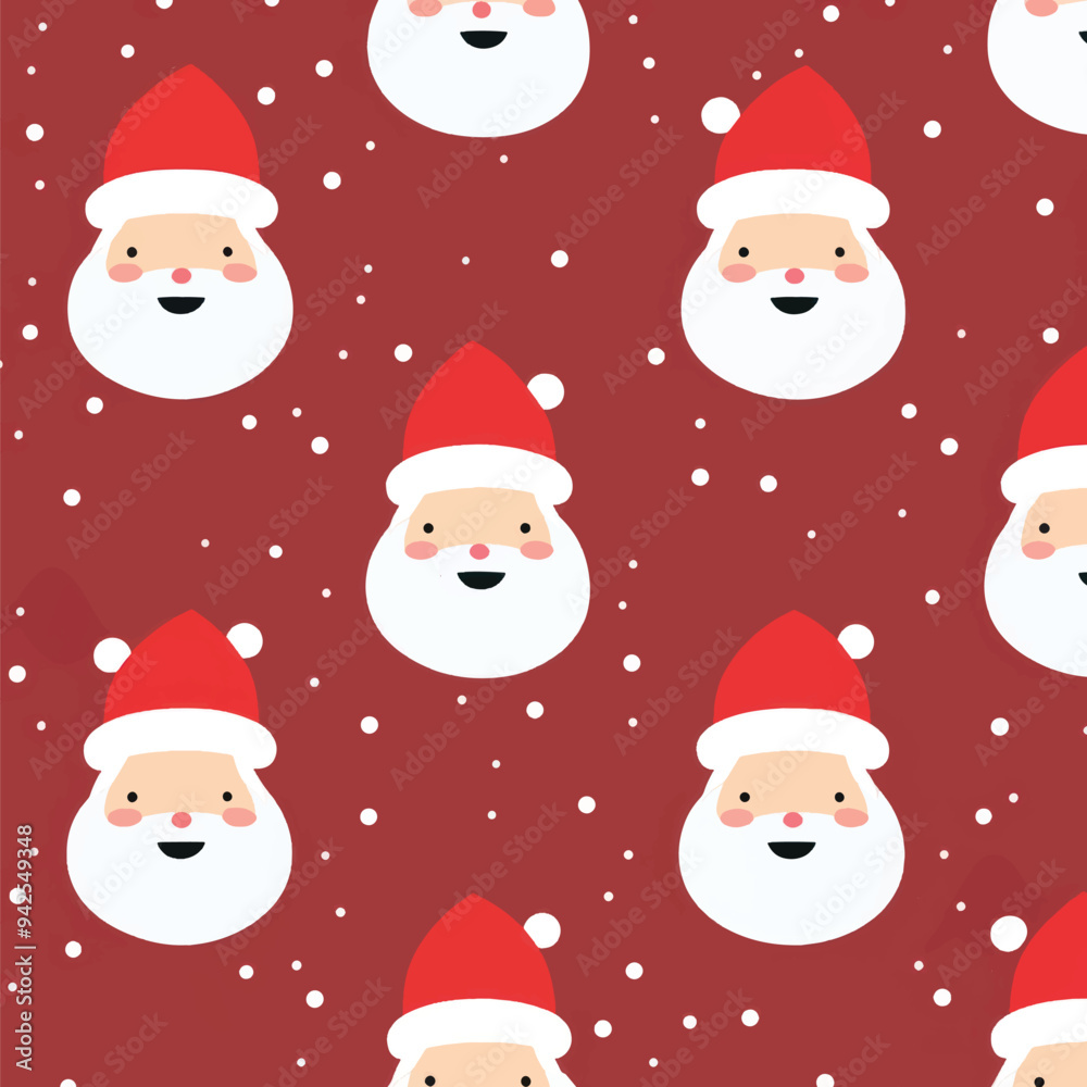 Santa pattern backgrounds christmas