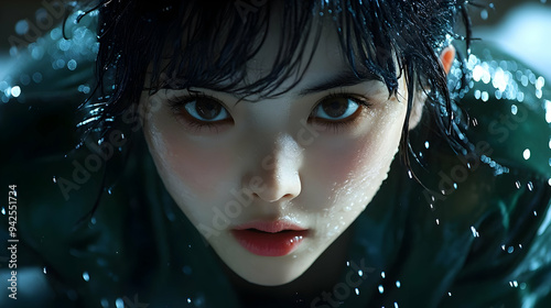 Close-up portrait of a youn...