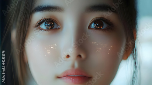 Close-up portrait of a youn...