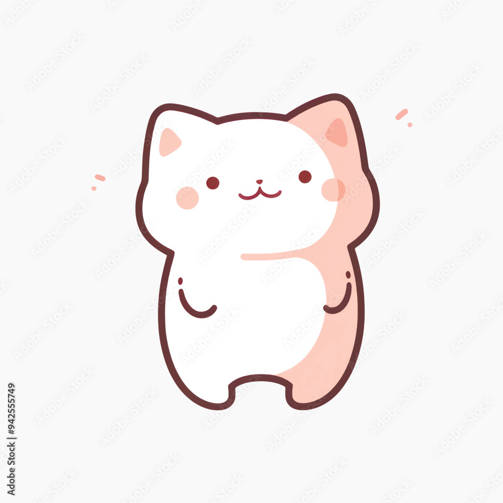 Cute cartoon cat illustration Cute cartoon cat illustration