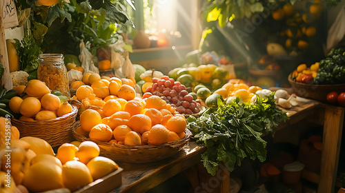 Fresh fruit and vegetables ...