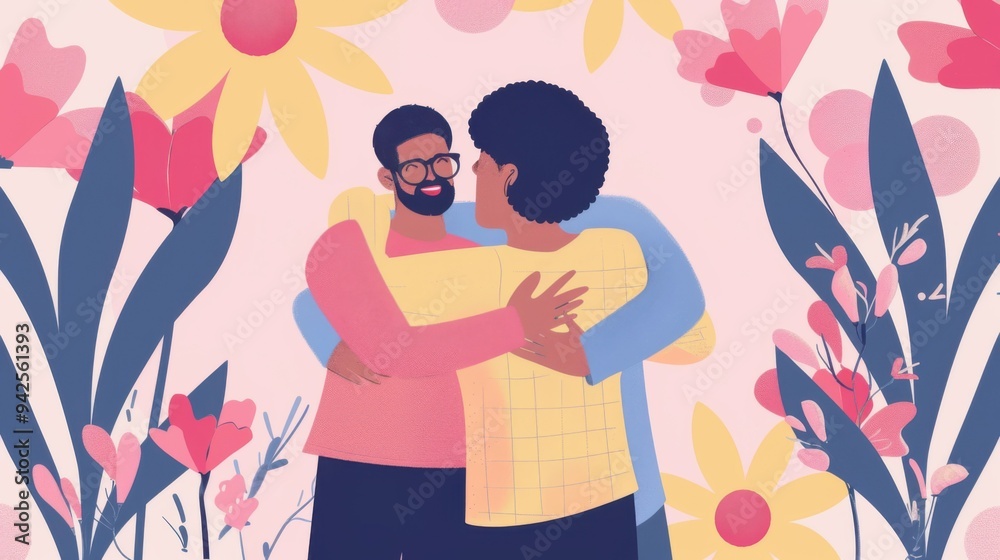 Celebrate World Cancer Day with a heartfelt image of people hugging, representing love, unity, and support in the fight against cancer. Celebrate World Cancer Day with a heartfelt image of people hugging, representing love, unity, and support in the fight against cancer.