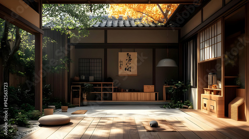 Japanese Zen Garden Interio...
