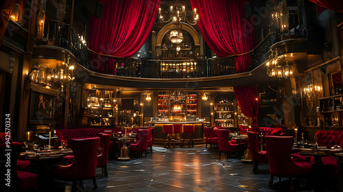 Opulent and stylish bar wit...