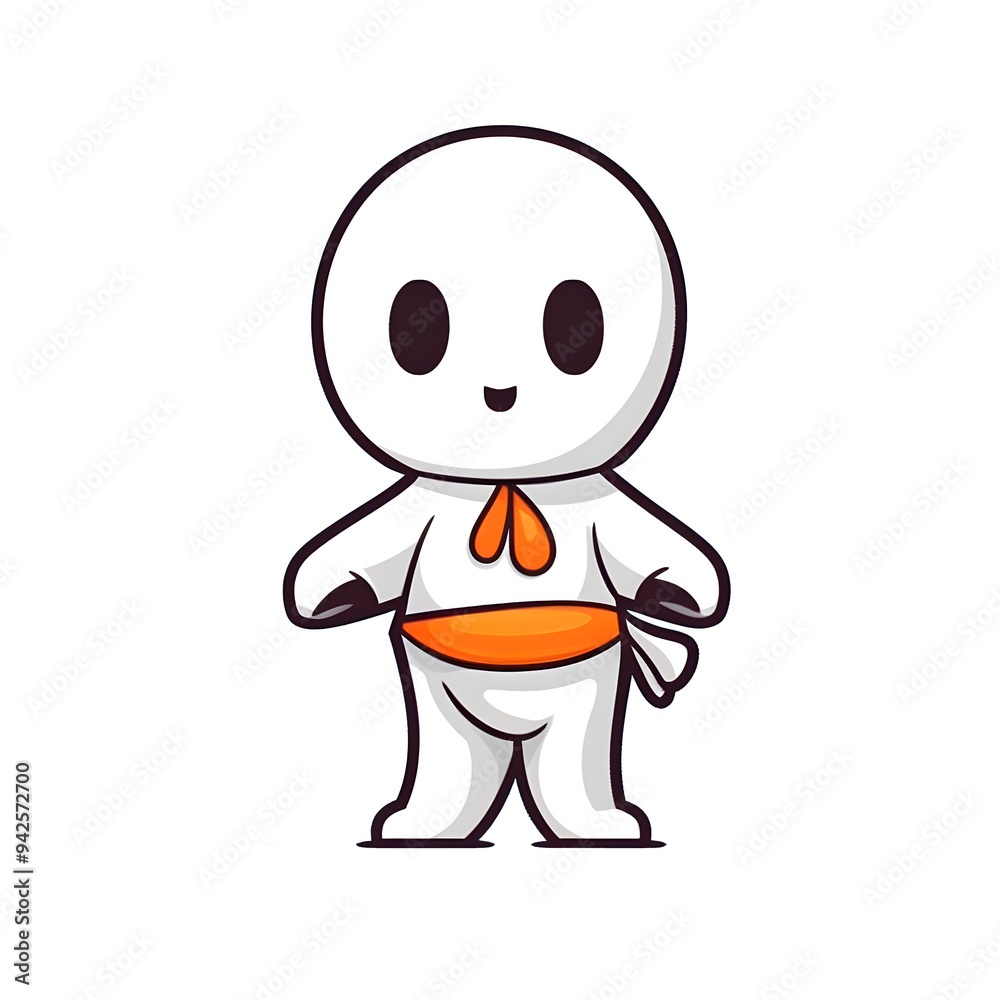 halloween cute cartoon character style generative AI. halloween cute cartoon character style generative AI.