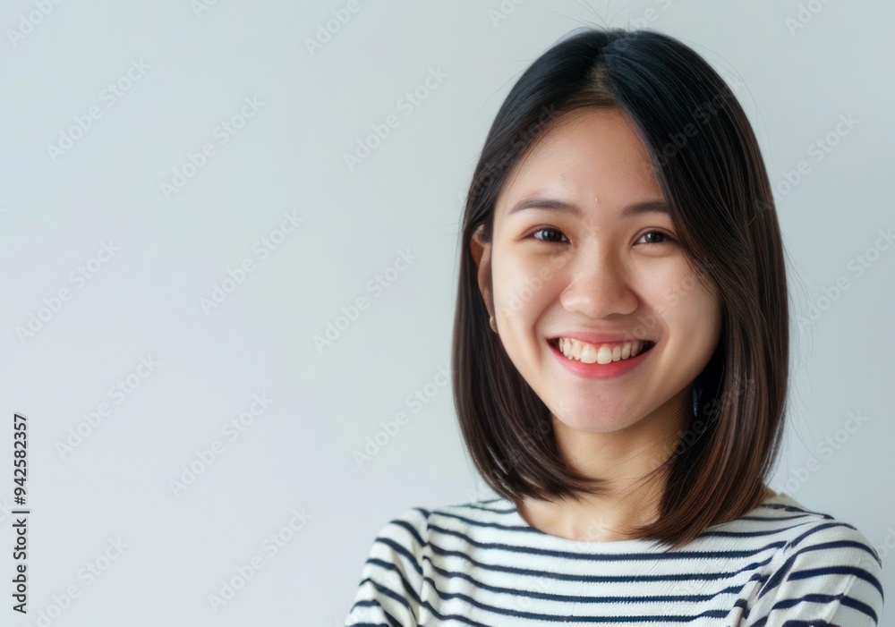 Smiling Asian Woman Smiling Asian Woman