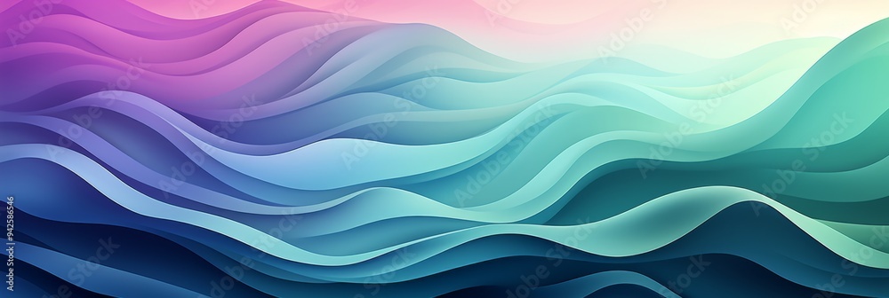 Fototapeta premium Vibrant Grainy Gradient Background with Purple and Green Hues: Dynamic Texture for Web Design and Digital Art. Elegant Minimalist Composition with Smooth Transitions, Perfect for Marketing Campaigns, 