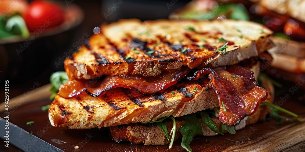 Toasted Bacon Sandwich Toasted Bacon Sandwich