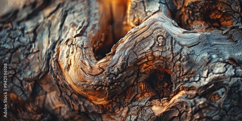 Close up of a tree trunk s inner details Close up of a tree trunk s inner details