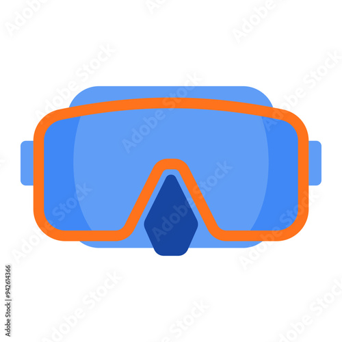 Swimming Goggles Illustration