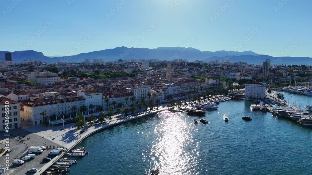 Aerial View of Split City, Croatia Aerial View of Split City, Croatia