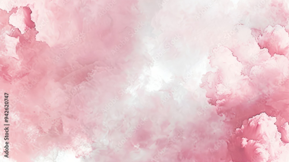 Fototapeta premium Soft Pink Watercolor Background
