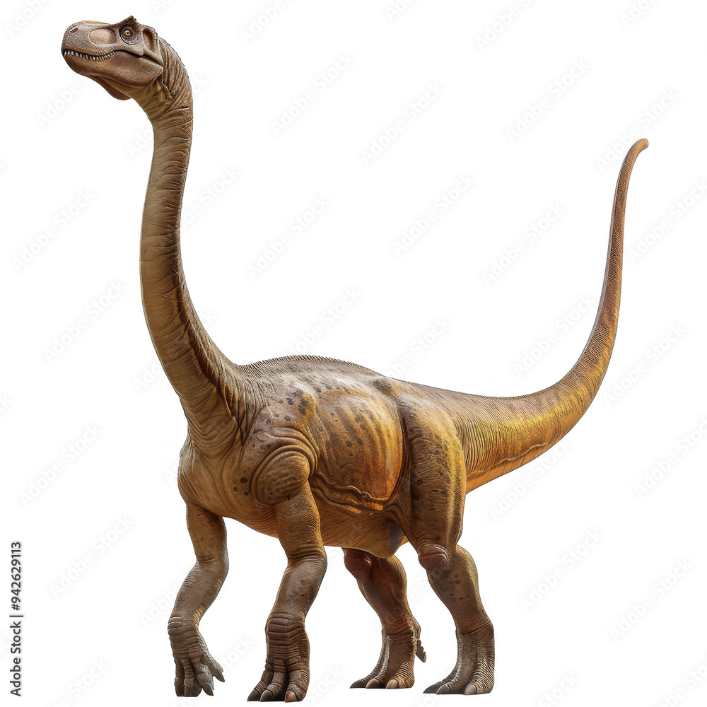 Obraz premium Brachiosaurus Isolated on a Transparent Background