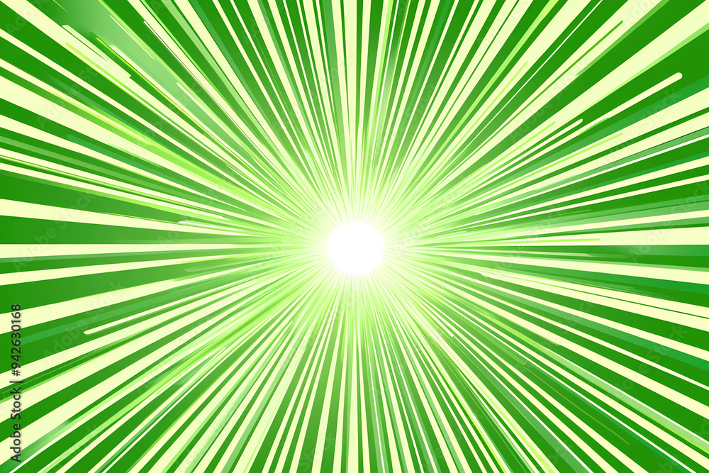 Green comic background. Abstract lines background. Bright sunshine. Design frame for book title. Explosive polka texture. Beam action. The fast boom is rectangular in shape. Vector illustration Green comic background. Abstract lines background. Bright sunshine. Design frame for book title. Explosive polka texture. Beam action. The fast boom is rectangular in shape. Vector illustration